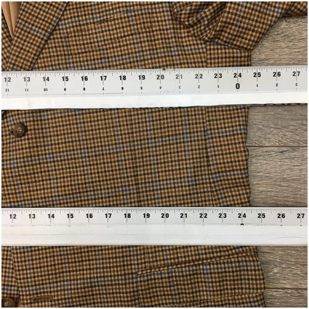 ERMENEGILDO ZEGNA Mens Blazer Sport Coat Casual Jacket Size 46L Wool Suit - Picture 7 of 12